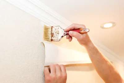 Pose de papier peint à Montvendre — revêtements muraux et toiles de verre
